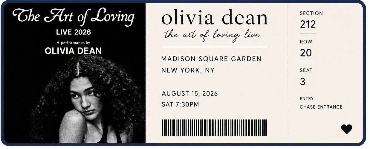 Single Olivia Dean ticket
